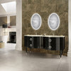 LED 20"x30" Oval Bathroom Mirror Lighted With Dimmer & Defogger