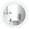 LED 22" Round Bathroom Mirror Lighted With Dimmer & Defogger