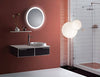 LED 22" Round Bathroom Mirror Lighted With Dimmer & Defogger