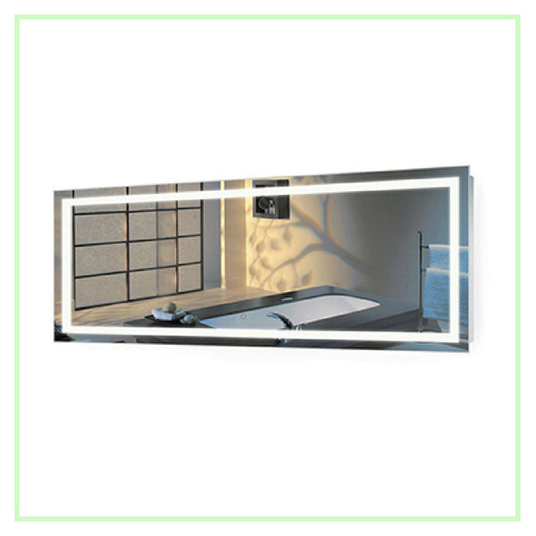 Large 72 Inch X 30 Inch LED Bathroom Mirror | Lighted Vanity Mirror Includes Dimmer & Defogger