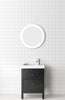 LED 22" Round Bathroom Mirror Lighted With Dimmer & Defogger
